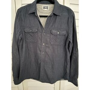 Converse One Star Shirt Jacket Button Up‎ Long Sleeve Pockets Mens Size M